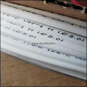 ท่อหด 3 มม สีขาว