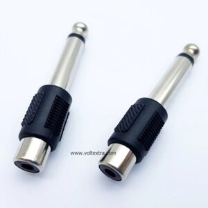 ปลั๊กไมค์ท้ายแจ็ค RCA พลาสติก