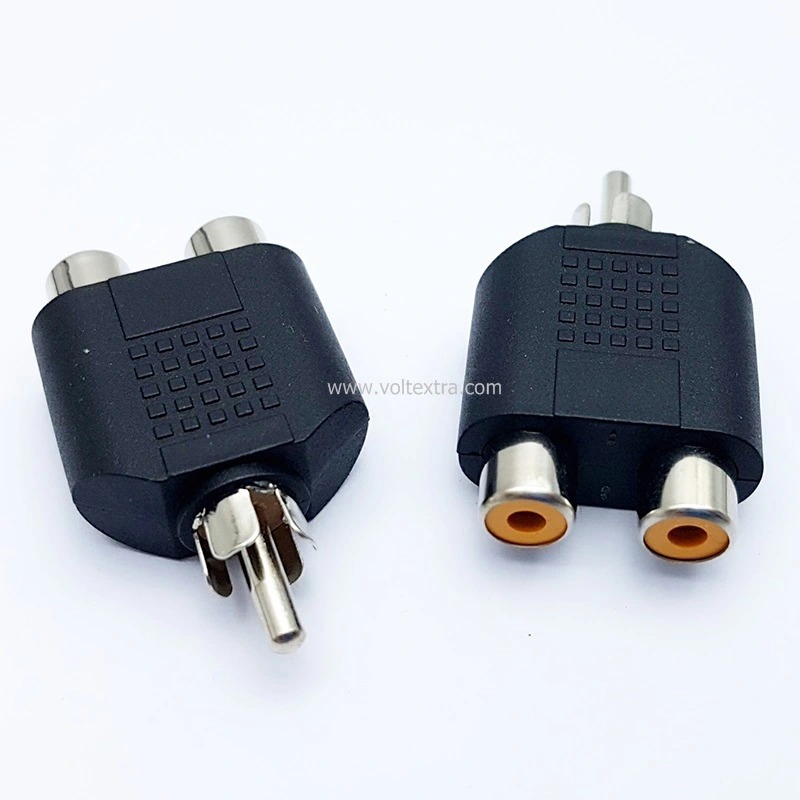 ปลั๊ก RCA ท้าย แจ็ค RCA 2 ทาง