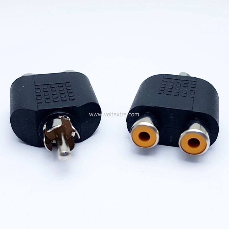 ปลั๊ก RCA ท้าย แจ็ค RCA 2 ทาง