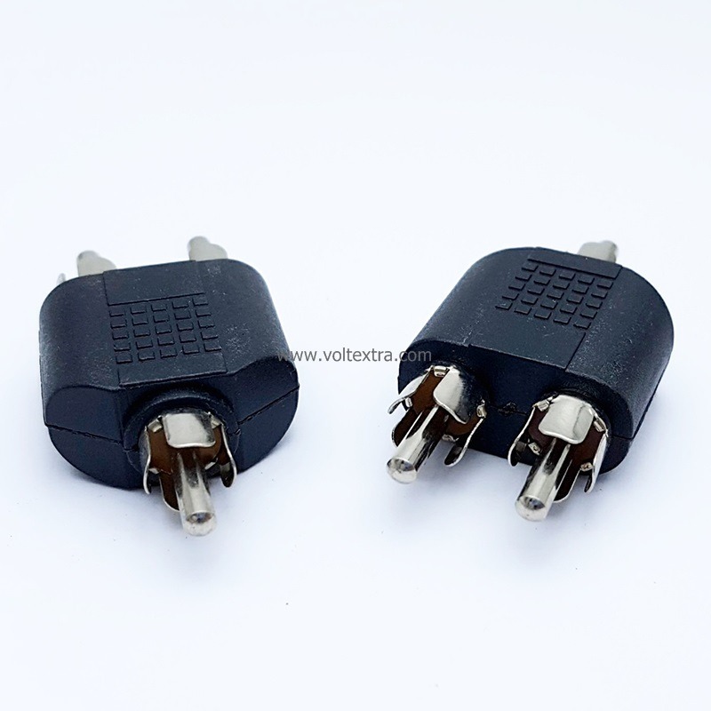 ปลั๊ก RCA ท้าย ปลั๊ก RCA 2 ทาง