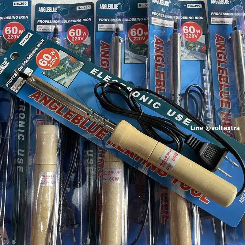 หัวแร้งบัดกรีด้ามไม้ 60W