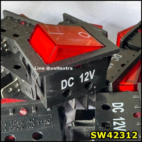 สวิตช์ไฟรถยนต์ 12V