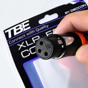 แจ็ค XLR ตัวเมีย 3 ขา TBE XLR-OR1 สีส้ม