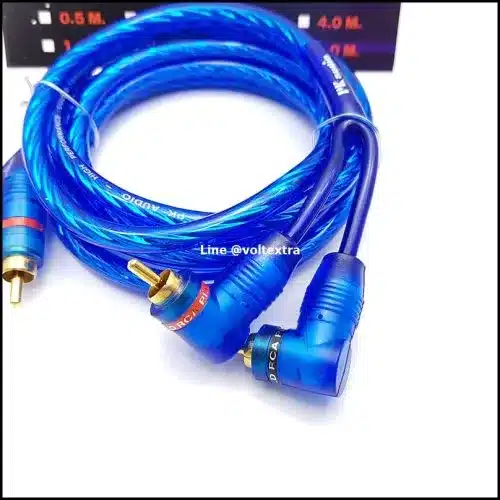 สายสัญญาณ RCA เครื่องเสียงรถยนต์ อย่างดี